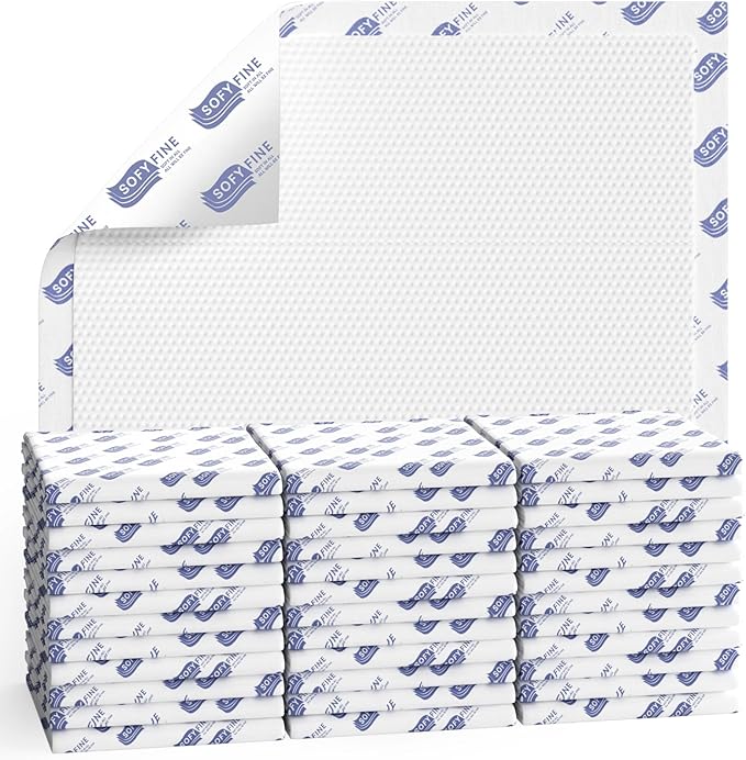 SOFYFINE Tear Resistant Bed Pads 36"x36" Disposable Extra Large 135 Gram Heavy Duty Absorbency Adults Incontinence Chucks, XXL Thicken Puppy Pee Pads,10X Absorbency 360 Lb Transfer[30 Pads]