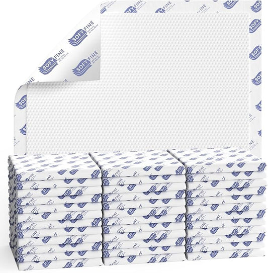 SOFYFINE Tear Resistant Bed Pads 36"x36" Disposable Extra Large 135 Gram Heavy Duty Absorbency Adults Incontinence Chucks, XXL Thicken Puppy Pee Pads,10X Absorbency 360 Lb Transfer[30 Pads]