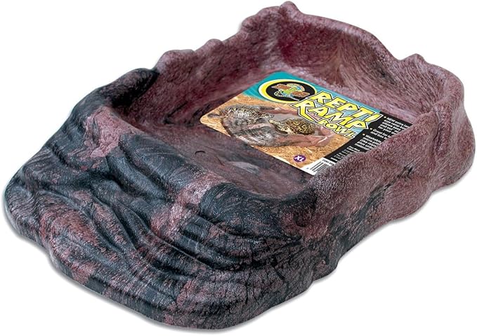 Zoo Med Reptile Ramp Bowl, X-Large, Assorted Colors