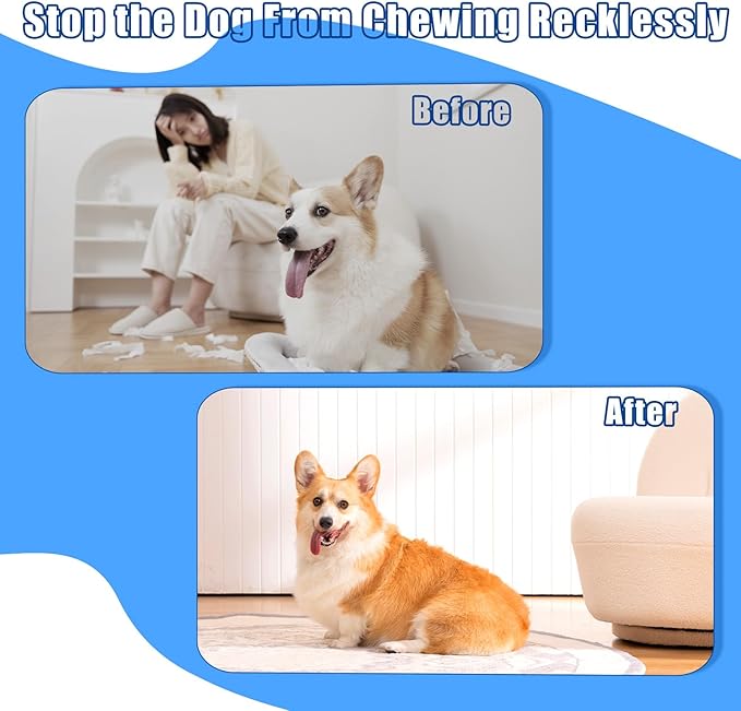 No Chew Spray for Dogs 2 Pack (100ML) Natural Ingredients Bitter Apple Spray for Dogs Alcohol Free Deterrent Spray to Stop Chewing Barking Marking and Nibbling