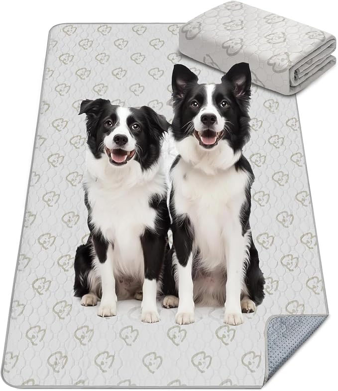 FXW Washable Pee Pads for Dogs, Super Absorbent, 43" x 98", 1 Pack | Machine washable, Non-slip backing, Fits 32"/40"/45"H 8-Panel FXW Rollick/Homeplus Playpens
