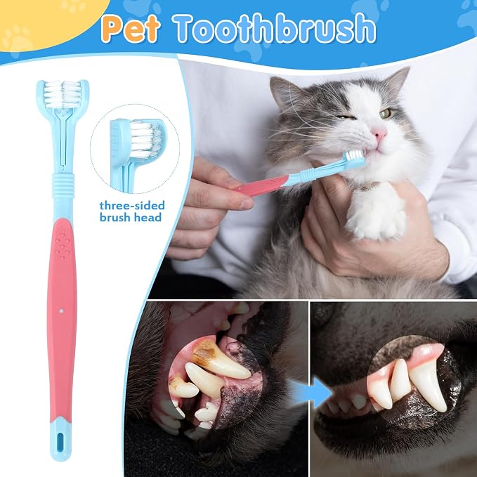 6 Pcs Dog Washing Kit: Bath Brush, Hair Brush, Washing Glove, Dog Towel | Dog Brush for Shedding, Toothbrush, Large Towel, and Dry-wet Separation Bag, Dog Bath Grooming Kit, Dog Bath Supplies