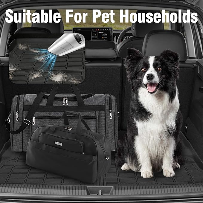 Yakitoko 3D TPE Car Trunk Cargo Liner Mat for Subaru Forester 2019-2024 Custom Fit All-Weather Waterproof Floor Protection, Heavy Duty & Odorless