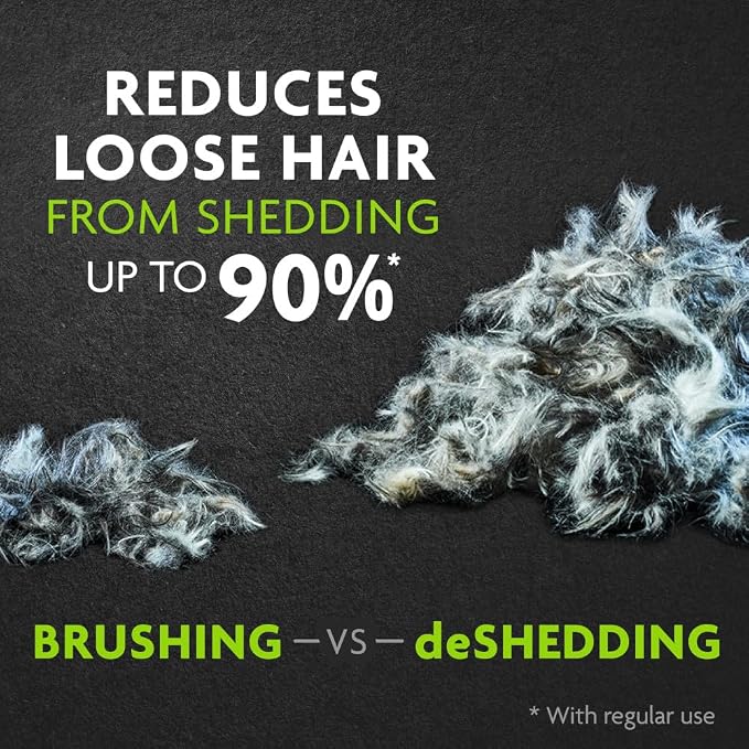 FURminator Medium to Large Cat deShedding Tool for Short Hair | Reduces Loose Hair From Shedding, Easy Clean-Up, For Cats Over 10 lbs, Use Weekly, Ergonomic Handle For Comfort