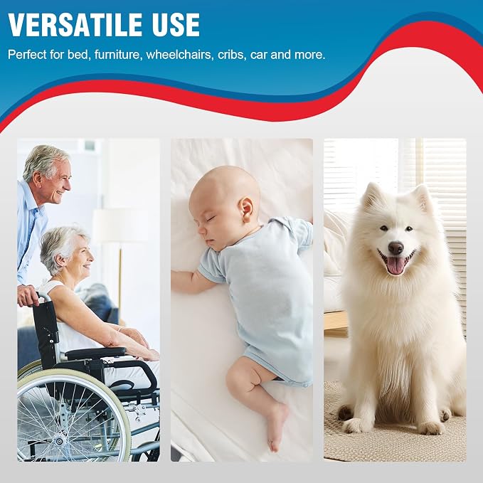 BIGGMED Tear-Resistant Incontinence Bed Pads 40'' x 36'' 130Gram | Extra Large, Heavy Duty, Disposable Underpads Chucks Pads, For Adults, Kids & Elderly