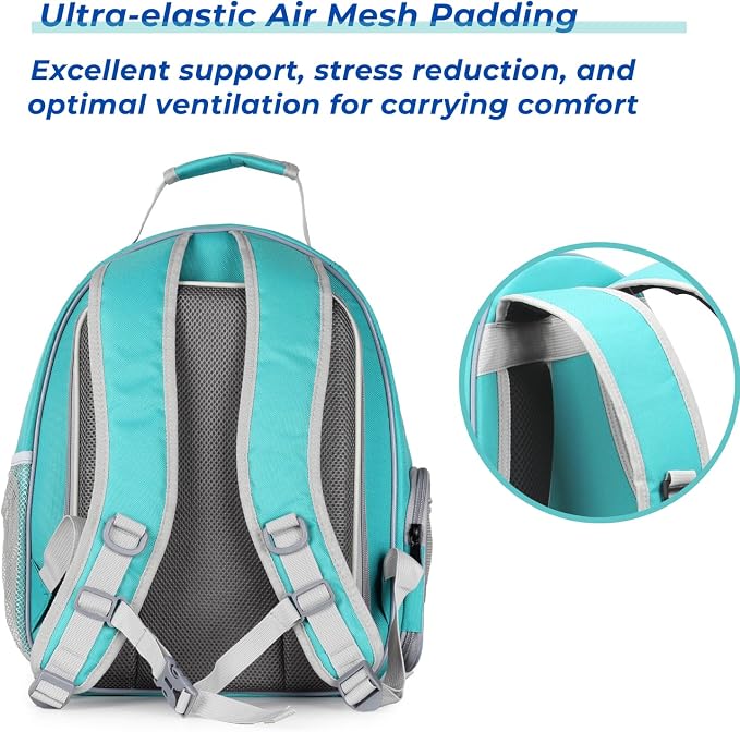 Cat Carrier Backpack, Expandable Bubble Pet Carrier for Cats and Small Dogs, Airline Approved Travel Backpack for Hiking, Walking & Outdoor Adventures - Supports up to 14 lbs