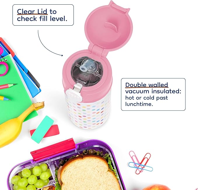 Funny Nature Enthusiast 12oz Kids Pink Bottle – Close-up of a Pacman frog with green and black patterns – School Lunch, Outdoor Adventures
