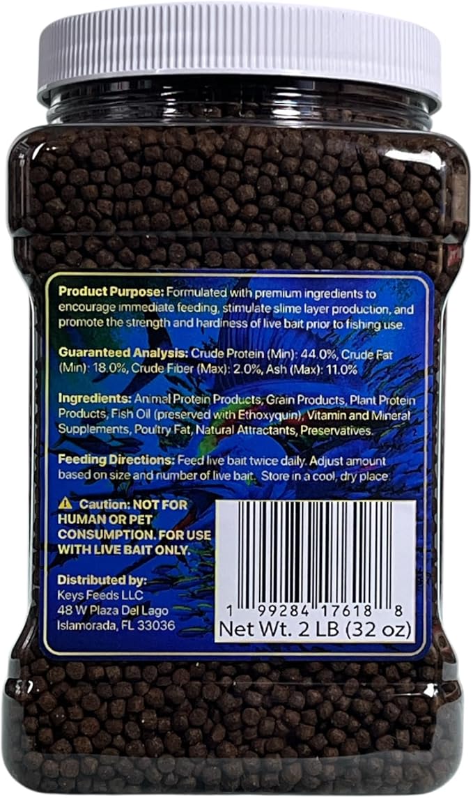 Live Bait Fish Food (Small Grip Jar)