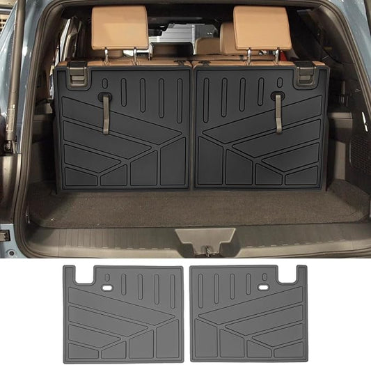 3rd Row Seat Back Mat for 2025 2026 Toyota 4Runner 7 Seats Gas, Backrest Mats Rear Seatback Cover All Weather TPE Protector Cargo Liner Accessories(Not for Hybrid EV/i-Force MAX)