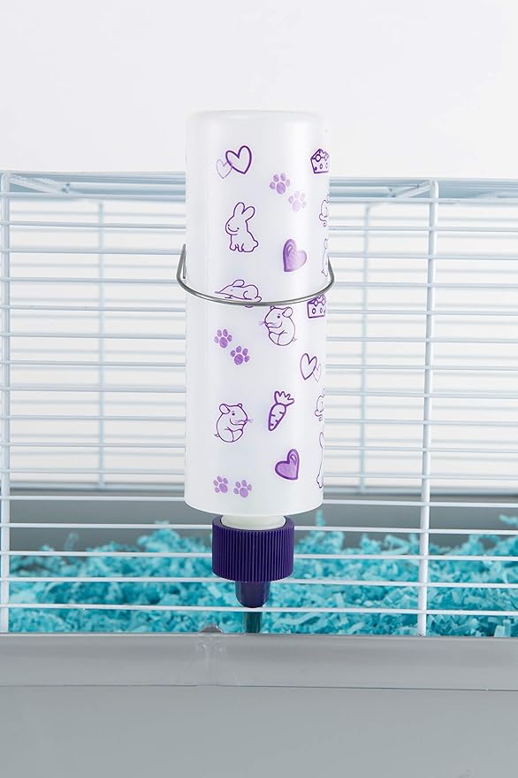 Lixit Weather Resistant Cage Water Bottles for Rabbits, Ferrets, Guinea Pigs Hamsters and Other Small Animals. (8-Ounce)