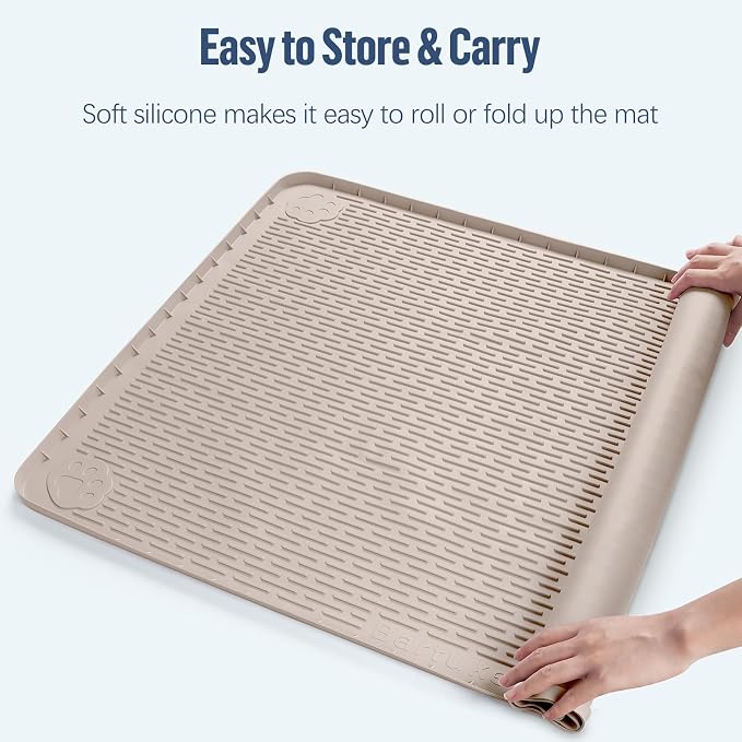 Pee Pad Holder for Dogs 70''x45'' Silicone Puppy Pee Pad Tray, Green | Extra Large Dog Potty Tray Leak-Proof, High Edge, No Spill Training Pads for Floor Protection, No Pee Pads