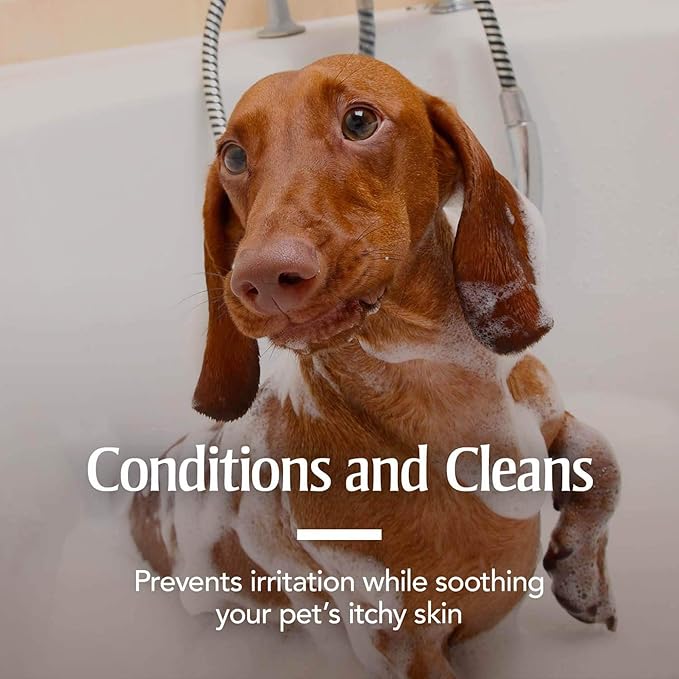 PetArmor Plus Flea and Tick Shampoo for Dogs, Oatmeal Flea Shampoo Kills Fleas, Ticks, and More, Tropical Breeze Scent, 18oz