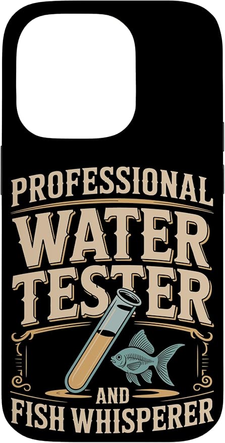 Professional Water Tester and Fish Whisperer Killifish Case for iPhone 14 Pro