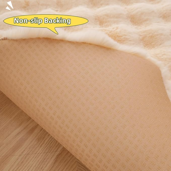 SHENGOCASE Pet Cushion Pad, Faux Fur Dog and Cat kneading Pillow, Cozy Bed Insert for Crate Pad Padding for Cage Kennel (23.6" x 35.4")