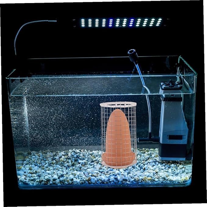 Ipetboom 1 Set Spawning Bucket Slate Stone Aquarium Live Angelfish Spawning Cone Live Discus Fish Live for Ceramic Breeding Cone Fish Eggs Cones Clay Rock Fish Tank