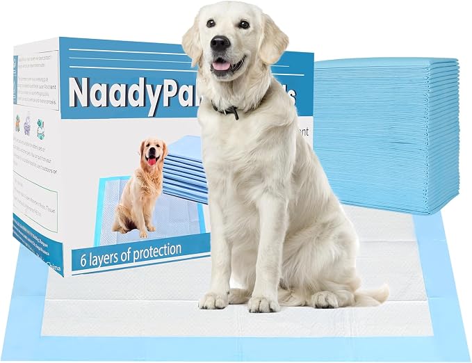 Large Pee Pads for Dogs 31"x47", 40count, Super Absorbent
