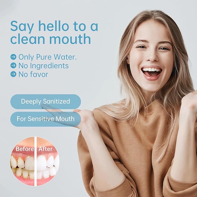 Tongueclear Unflavored Disposable Finger Toothbrush for Adults, 60pcs, Oral Brush ups for Teeth Cleaning, Deep Cleaning Teeth Wipes, Gum Cleanning