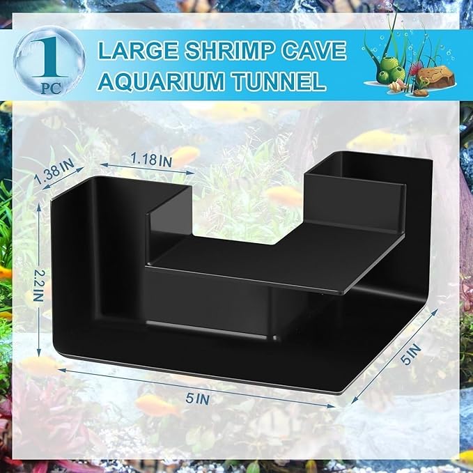 Shrimp Decor - Aquarium Hideouts & Tunnels, Fish & Shrimp Breeding Caves