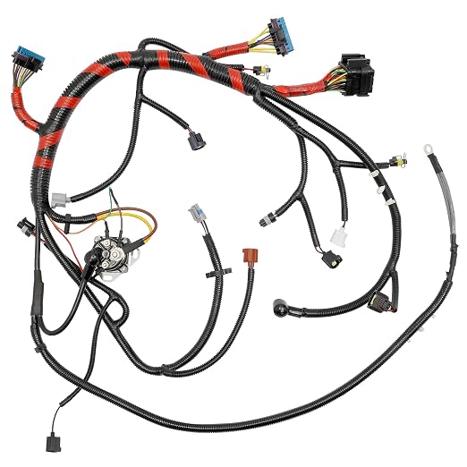 Engine Wiring Harness 7.3 L, Compatible with 1999 Ford F250 F350 Super Duty | Fit for 99 Ford F450 F550 Super Duty Powerstroke Diesel, F81Z-12B637-BA, Stand Alone Wire Harness, Build Before 12/7/1998