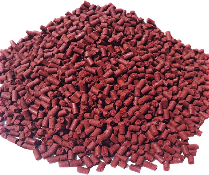 Aquatic Foods Inc. Beef Heart 1/8" x 5/16" Sinking Bits for Discus, Cichlids, Carnivores, Plecos, Catfish, Shrimp, Snails, All Community Tropical Fish...1/8-lb