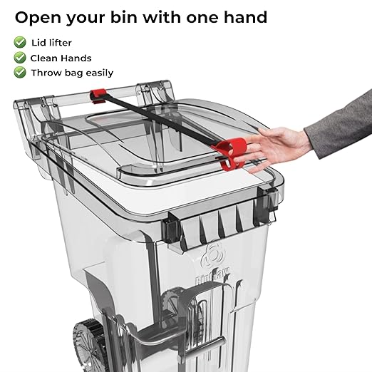 Trash Can Lock for Animals Raccoon Proof Garbage Can Lock, Keeps Raccoons & Animals Out of Trash Bins, Heavy Duty Outdoor Lid Lock System