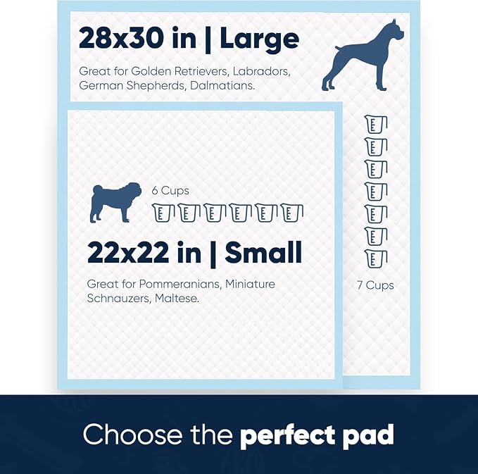 American Kennel Club Ultra Absorbent Odor Control Scented Training Pads For Dogs Leak-proof Quick Dry Gel – 22 x 22 Puppy Pads - Fresh Scented - Pack of 150