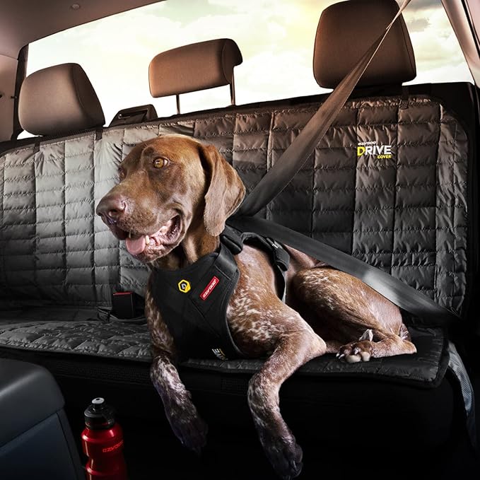 EzyDog Drive Dog Car Harness, Crash Tested and Certified - Small | US-FMVSS 213 Certified Dog Seat Belt Harness, Adjustable, Padded Comfort Chest Plate, Dual Metal SR Buckles