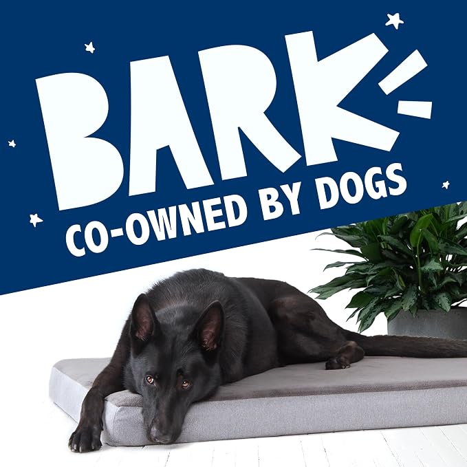 BarkBox Orthopedic Dog Bed - XXL | with Memory Foam - Comfortable, Durable & Machine Washable Pet Bed - Grey