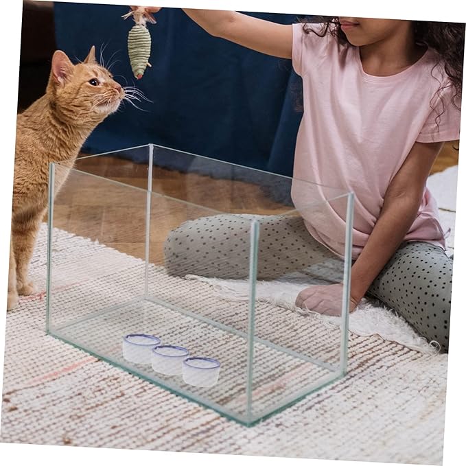 UKCOCO 36 Pcs Basin Mini Resin Animals Tarantula Enclosure Drink Containers Reptile Water Bowl Ceramic Pet Bowls Hamster Food and Water Bowl Mini Ceramic Bowl for Pet Water Feeder Sink