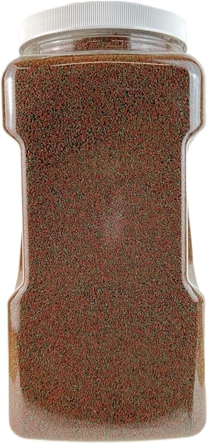Aquatic Foods Inc. Guppy Micro Sinking Granules, Color Enhancing and Spirulina Mix for Guppies, Tetras, All Live Bearers, Baby Cichlids...WL 1-lb 8oz Med Jar