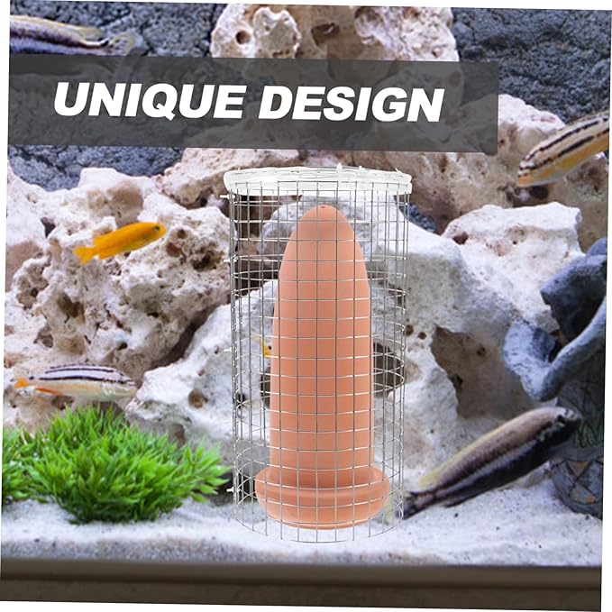 BESPORTBLE Fish Spawning Cone Pottery Breeding Bucket for Angelfish Shrimp for Aquarium Decoration Egg Laying Easy to Clean Durable Design