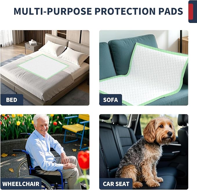 BIGGMED Extra Large Chucks Pads Disposable Adult 40'' X 36'', 50 Pads | Underpads for Incontinence Ultra-Absorbent & Leak-Proof Bed Pads for Adults, Elderly and Kids