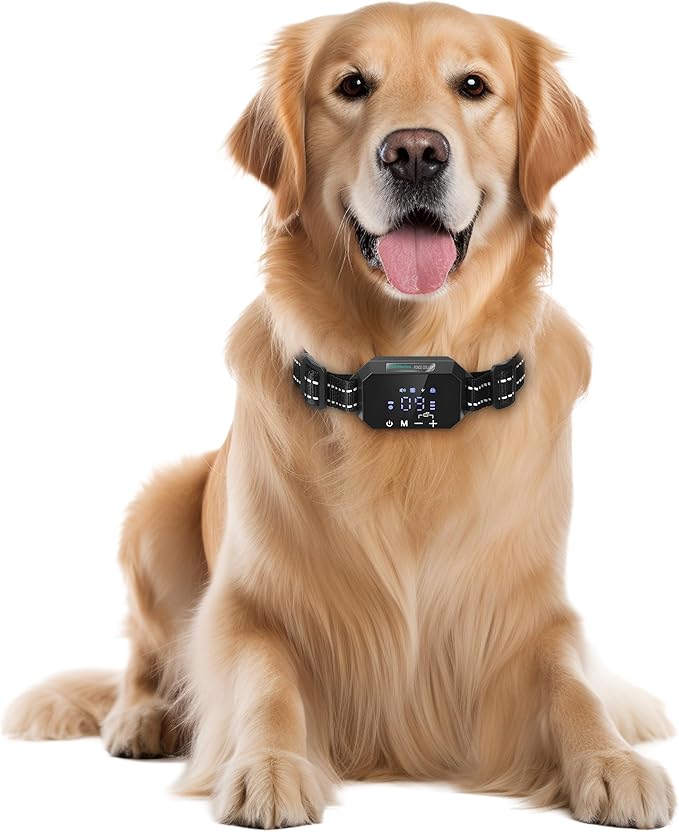 Furthrive GPS Dog Collar, Wireless Dog Fence 100–3280 ft Circular Boundary, Waterproof GPS Dog Collar System Outdoor with Beep, Vibration & Adjustable Training