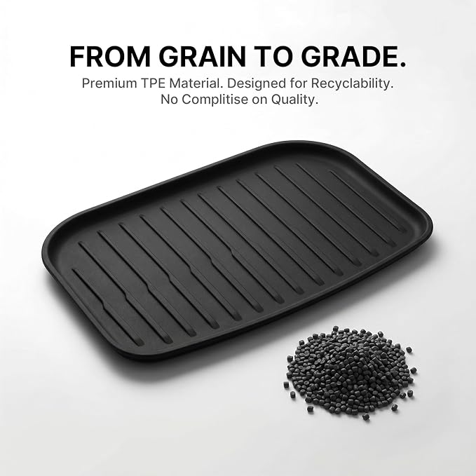Cargo Liner for Tesla Model Y Juniper Trunk Mat Frunk Front & Rear Trunk Tray Mats All Weather Protector Anti-Slip TPE Accessories 2025 2026(3PCS)
