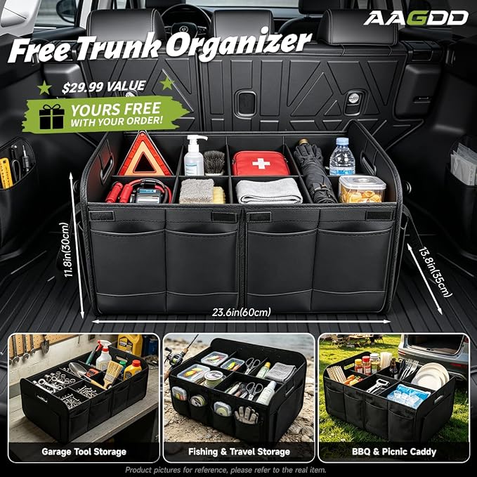 Cargo Trunk Mat with Backrest Mats for Ford Bronco 4 Door 2021-2025 2026,All Weather Protection TPE Heavy Duty Cargo Liner Bronco Accessories,Black