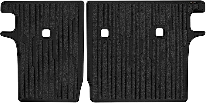 TripleAliners Backrest Mats All Weather Liners Compatible with 2025 2026 Nissan Kicks Interior Accessories TPE Second Row Seats Back Cover Custom Fit Protection Car Liner