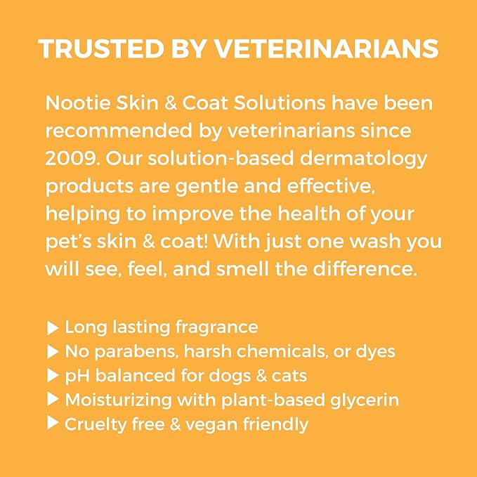 Nootie Moisturizing Warm Vanilla Cookie Pet Shampoo - 1 Gallon Size (G11WVC)