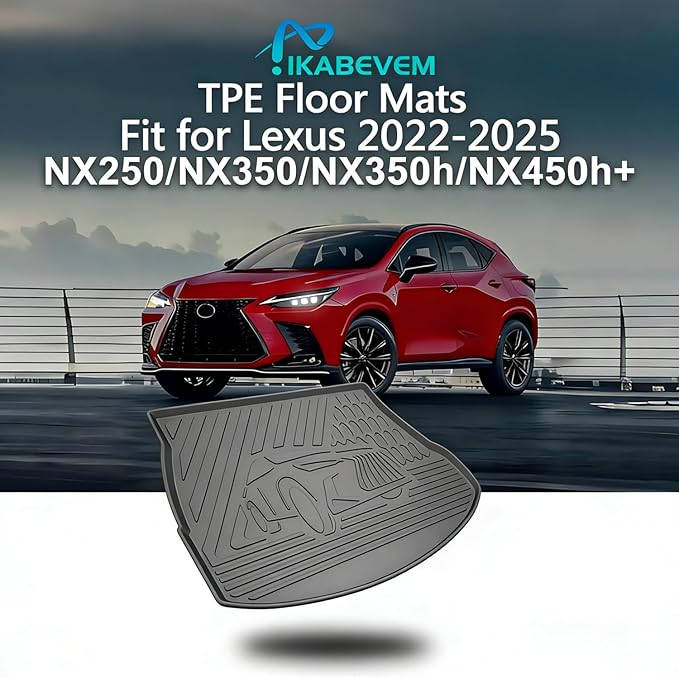 Original 2022-2026 NX Cargo Liner for Lexus NX(NX250/NX350/NX350h/NX450h+) - Custom Fit TPE All Weather Trunk Mat for Lexus NX & NX Hybrid Accessories