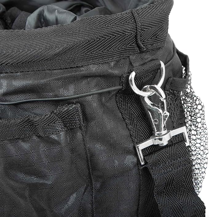 Jeffers Poplar Head Grooming Bag – Horse Grooming Organizer Tote with Pockets for Brushes, Tools, Clippers, Shampoo, Detangler – Stable Barn Kit Carrier for Horses, Pets, Livestock, Covert Cheetah