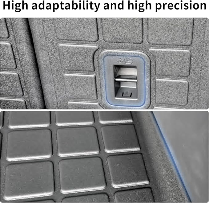 Cargo Mat with Backrest Protection for 2026 Honda Passport,TPE All Weather Protection Cargo Liner with Velcro Rear Seats Backrest car Accessories-Black