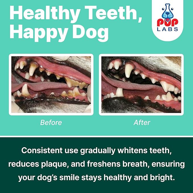 Pup Labs ProDenta Fresh Breath for Dogs, All-Natural Dog Breath Freshener, Dog Dental Powder Made in USA, 30 Servings