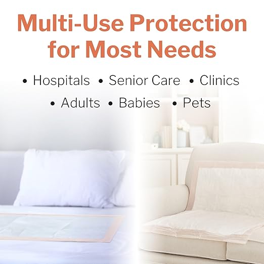 McKesson Underpads Bed Pads, Heavy Absorbency, 30 x 36 in, 300 ct | Chux Pads for Adults and Elderly, Baby Changing, Pee Pad for Pets