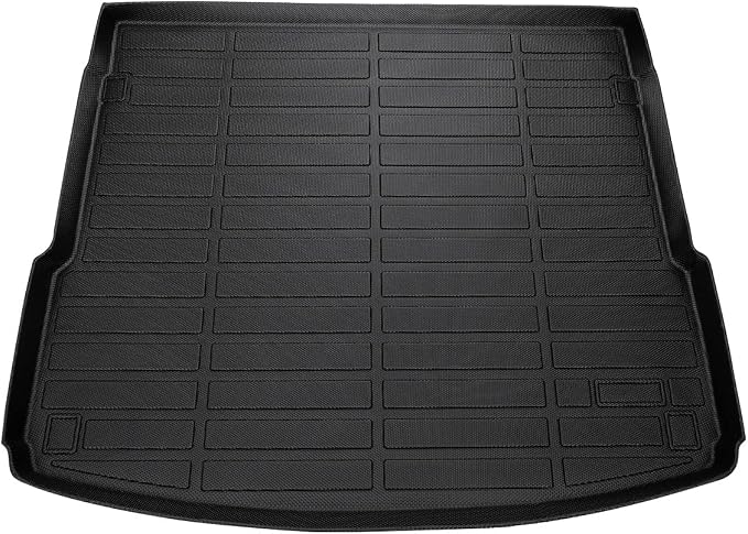 Cartist Cargo Liner Compatible with 2018-2023 2024 2025 Audi Q5 / SQ5 (No Hybrid Models) All Weather Trunk Mat High Side Waterproof Black TPE