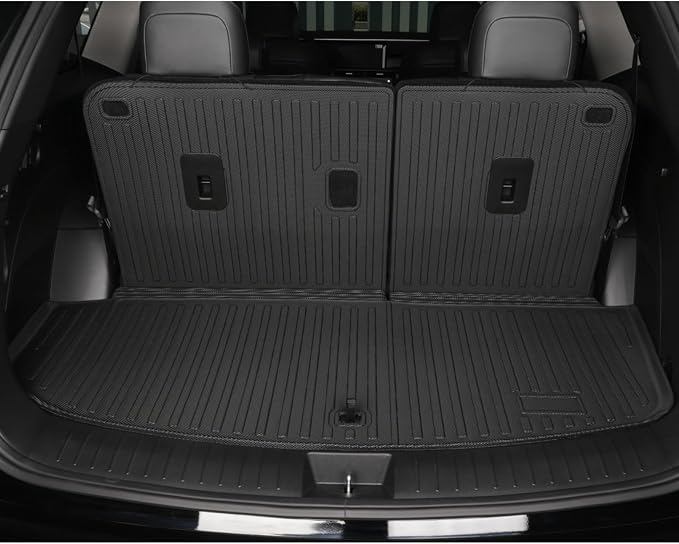 Cartist Trunk Mat Fits for 2026 Hyundai Palisade Gas Cargo Liner, TPE All Weather Cargo Mat for Palisade Accessories (with Backrest Mat)