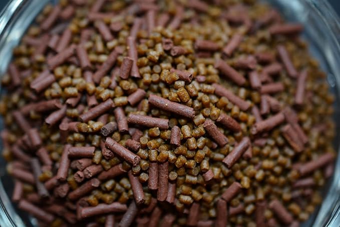 S&C AQUATICS MINI Beefheart & Soft BIT Mix,Beef Heart,Discus Food,Angel Fish Food,Cichlids (2oz) - A8
