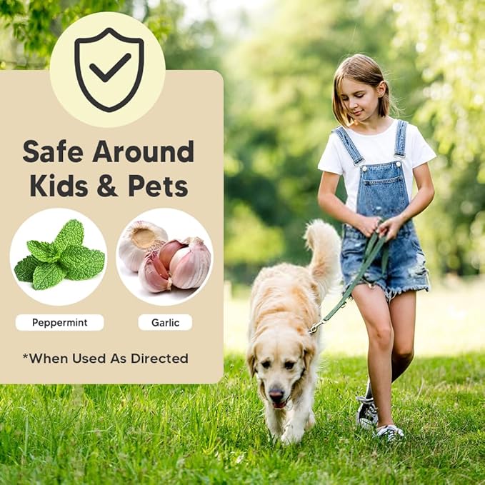 Snake Repellent Outdoor, Natural Snake Repellent for Yard Powerful Pet Safe, Keep Snakes Out of Your Yard, Backyard Snake Deterrent, Snakes Away Repellant- 8P