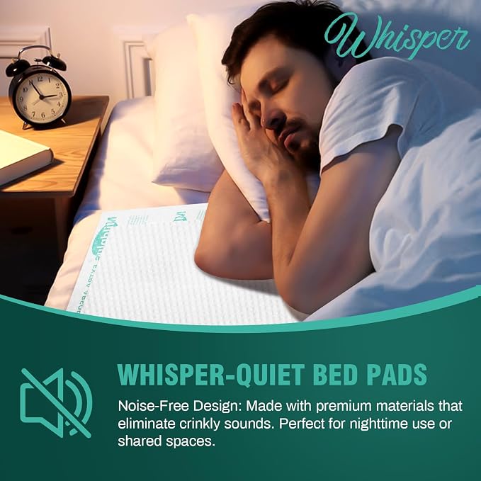 MILDPLUS Heavy Duty Underpads 30"X36", 25 Count, Ultra Absorbent Chucks 130 Grams Tear-Resistant Disposable Bed Pads with Strength Cloth Backing Incontinence Pads for Adults, Kids or Pets
