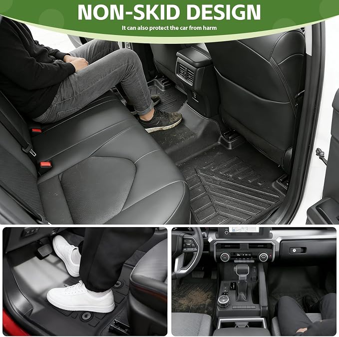 Floor Mats for 2025 2026 Toyota 4Runner 7 Seats Gas, All Weather TPE Protector 1st&2nd&3rd Row Floor Liners Accessories(Not for Hybrid EV&i-Force MAX)