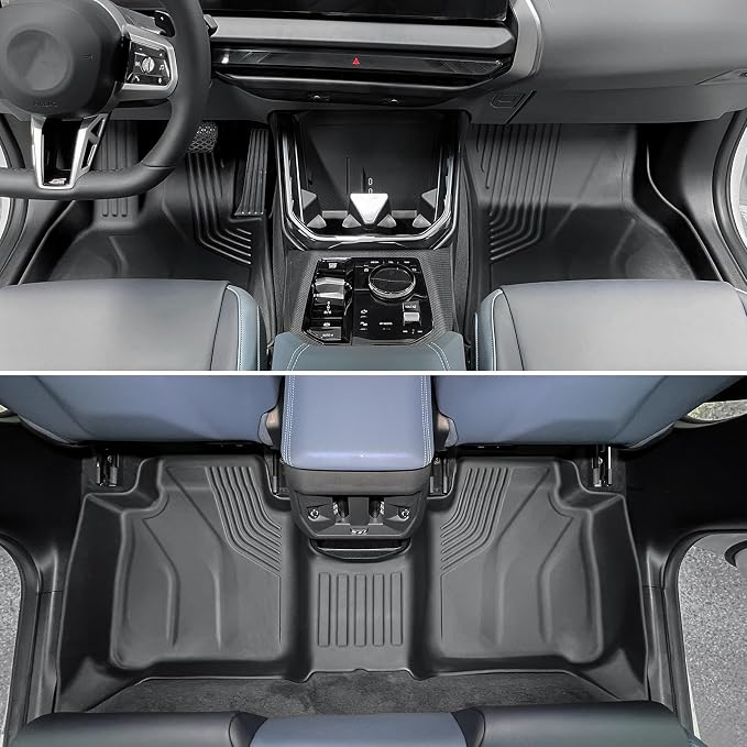 SMABEE Floor Mats & Cargo Liner for BMW X3 2025 2026, TPE All Weather Floor Liners Trunk Mat Accessories Interior Black