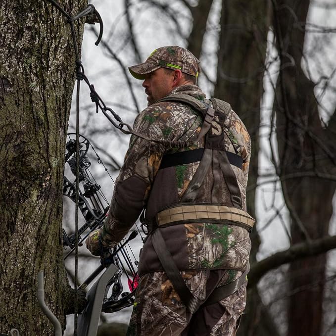Summit Treestands Men's Pro Safety Harness, Large, Green, Model: SU83082